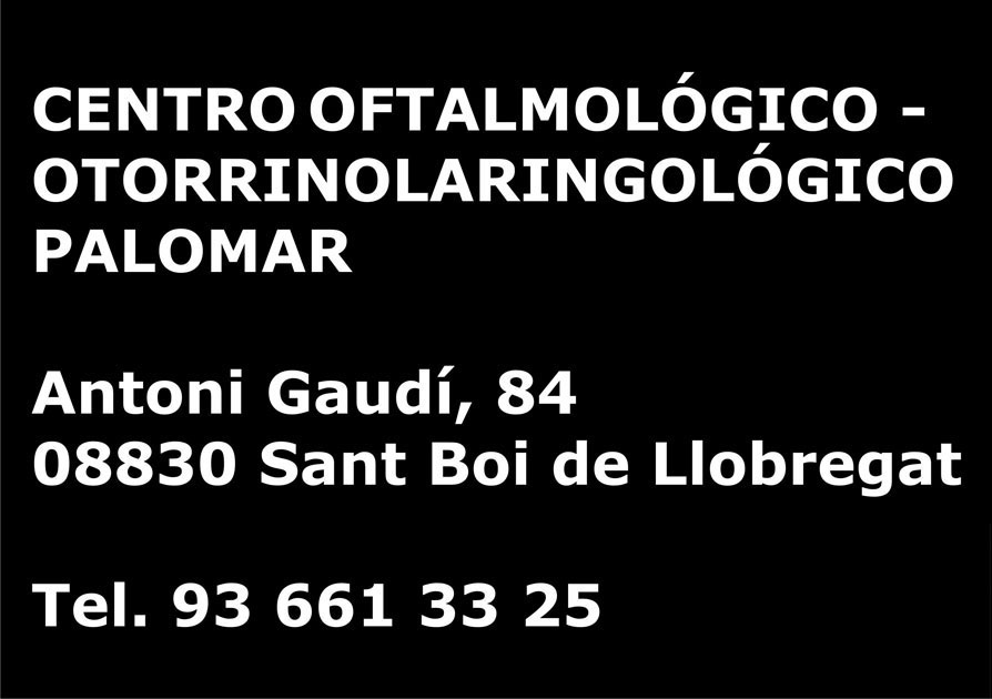 Dirección Centro Oftalmológico Palomar. Dirección Centro Oftalmológico Palomar.