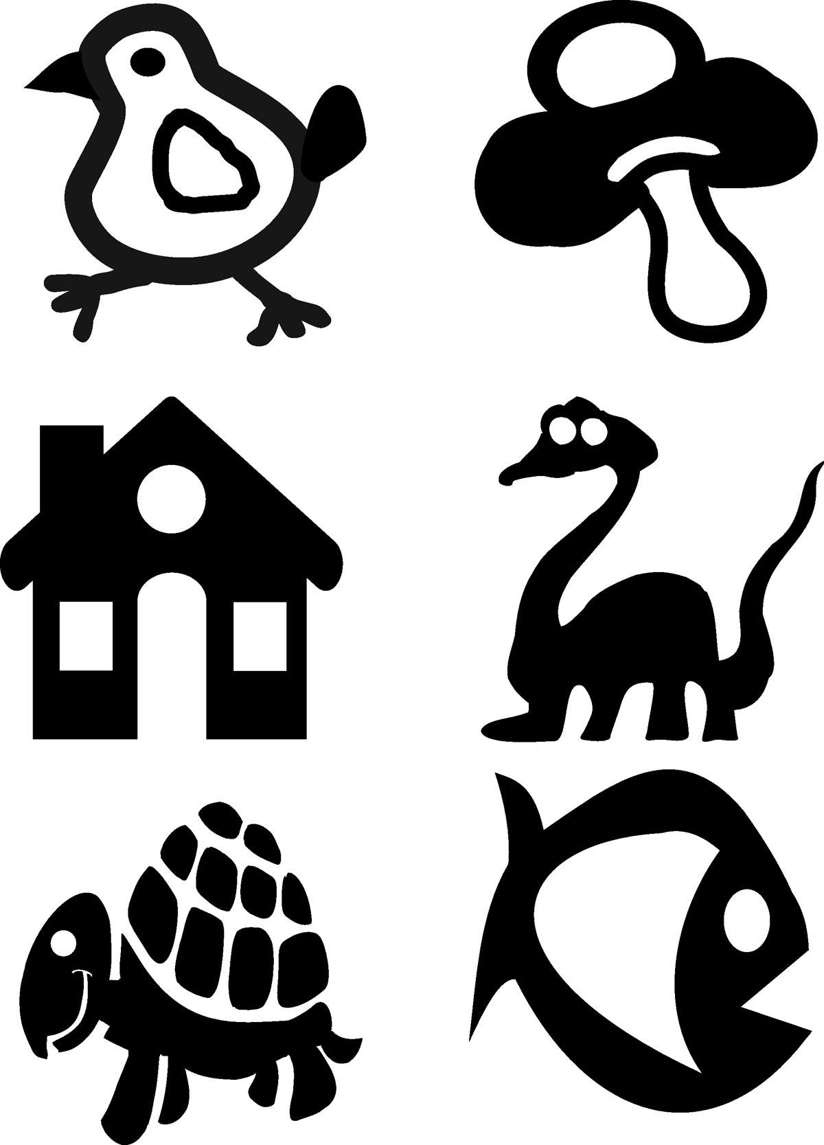 Optotipos infantiles de Palomar.